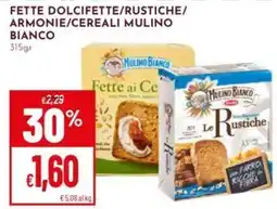 Pan Fette dolcifette/rustiche/armonie/cereali mulino bianco offerta