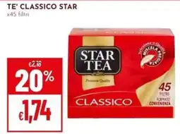 Pan Star Tea Classico offerta