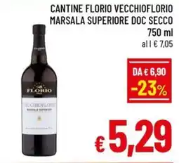 Famila Market Cantine Florio Vecchioflorio Marsala Superiore DOC Secco offerta