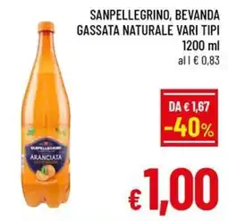 Famila Market Sanpellegrino Aranciata offerta