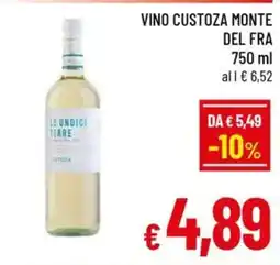 Famila Market Vino Custozza Monte del Fra offerta