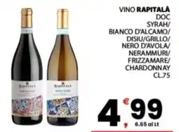 Despar Sicilia Vino Rapitalà offerta