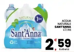Despar Sicilia Acqua naturale Sant'Anna offerta