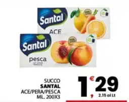 Despar Sicilia Succo Santal offerta