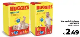 Coop Radenza Pannolini Unistar Huggies offerta