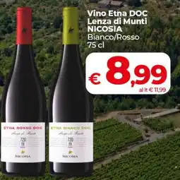 Coop Radenza Vino Etna DOC Lenza di Munti NICOSIA offerta