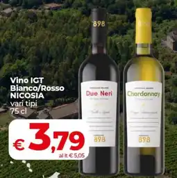 Coop Radenza Vino IGT Bianco/Rosso NICOSIA offerta