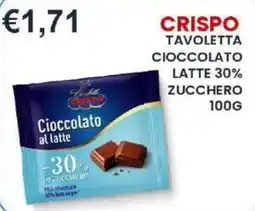Caramico Crispo Cioccolato al latte offerta