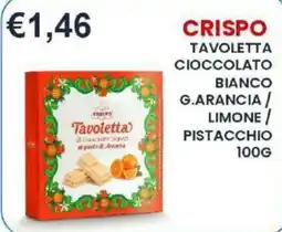 Caramico Crispo Tavoletta cioccolato bianco offerta