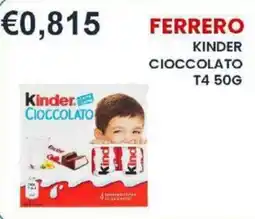 Caramico Ferrero Kinder Cioccolato offerta