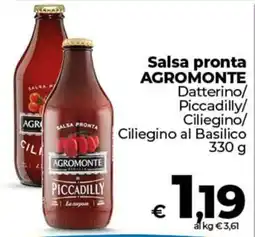 In Coop Salsa pronta Agromonte offerta