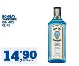 Sigma Bombay Sapphire Gin offerta