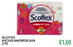 Sugros Scottex asciugamano amore di casa offerta