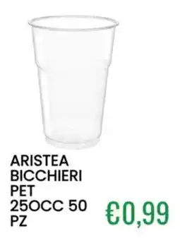 Sugros Aristea bicchieri pet offerta