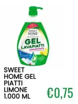 Sugros Sweet Home gel lavapiatti limone offerta