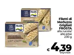 Ipercoop Radenza Filetti di Merluzzo Grigliati FROSTA offerta