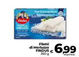 Ipercoop Radenza Filetti di Merluzzo Findus offerta