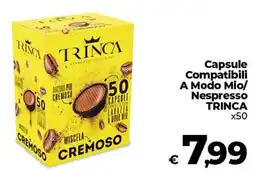 Ipercoop Radenza Capsule compatibili Nespresso Trinca offerta
