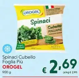 DiMeglio Spinaci Cubello Foglia Più OROGEL offerta