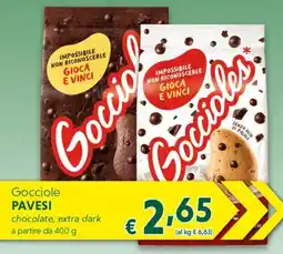 DiMeglio Gocciole PAVESI chocolate, extra dark offerta