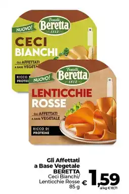 Ipercoop Radenza Gli Affettati a Base Vegetale Beretta Ceci Bianchi/Lenticchie Rosse offerta