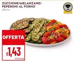 Pan Zucchine/melanzane/peperoni al forno offerta