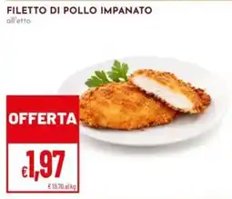 Pan Filetto di pollo impanato offerta