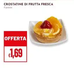 Pan Crostatine di frutta fresca offerta