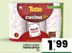 Despar Sicilia Carta cucina Tutto Style offerta