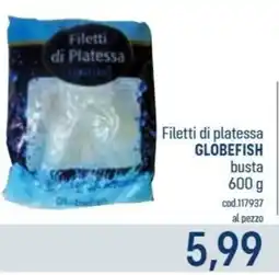 Talento Professional Store Filetti di platessa GlobeFish offerta