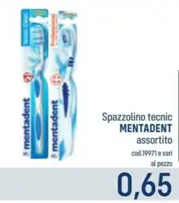 Talento Professional Store Mentadent Spazzolino tecnic offerta