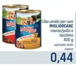 Talento Professional Store Cibo umido per cani MigliorCane manzo/pollo e tacchino offerta