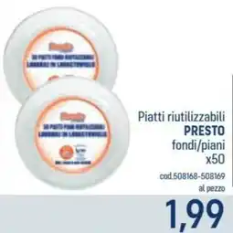 Talento Professional Store Piatti riutilizzabili Presto fondi/piani offerta