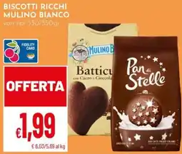 Pan Biscotti ricchi Mulino Bianco offerta