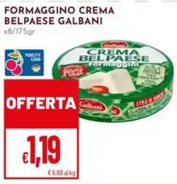 Pan Formaggino crema belpaese galbani offerta