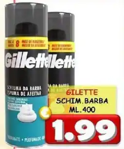 MercADone Gillette schiuma da barba offerta