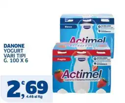 Sigma Actimel Danone offerta