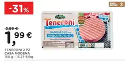 Poli Teneroni Hamburger con Prosciutto Cotto offerta