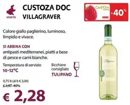 Cadoro Custoza Doc Villagraver offerta