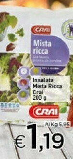 Crai Insalata offerta