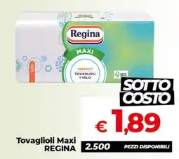 Ipercoop Radenza Tovaglioli Maxi Regina offerta