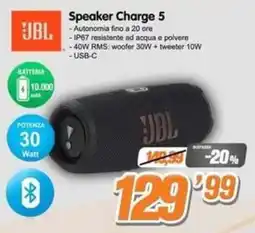 Golino Service JBL Speaker Charge 5 offerta