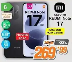 Golino Service Xiaomi Redmi Note 17 offerta