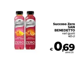 Ipercoop Radenza Succoso Zero San Benedetto offerta