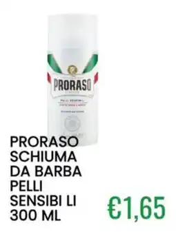 Sugros Proraso schiuma da barba pelli sensibili offerta