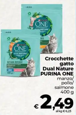 Ipercoop Radenza Crocchette gatto Dual Nature Purina One offerta