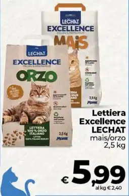 Ipercoop Radenza Lettiera Excellence LECHAT mais/orzo offerta