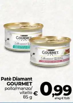 Ipercoop Radenza Patè Diamant GOURMET offerta