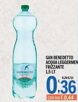Gruppo Pascar San Benedetto acqua leggermente frizzante offerta