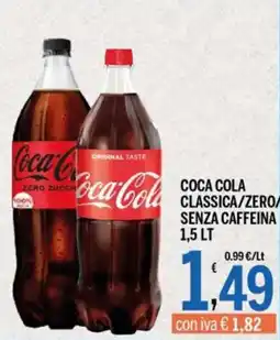 Gruppo Pascar Coca-Cola Classica/Zero/Senza Caffeina offerta